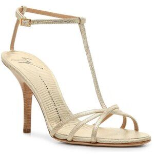 GIUSEPPE ZANOTTI T-Strap Reptile Leather Sandal, S 10, EU 41, NIB